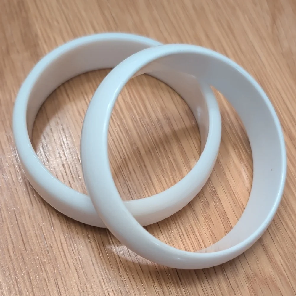 White Bangle Bracelets